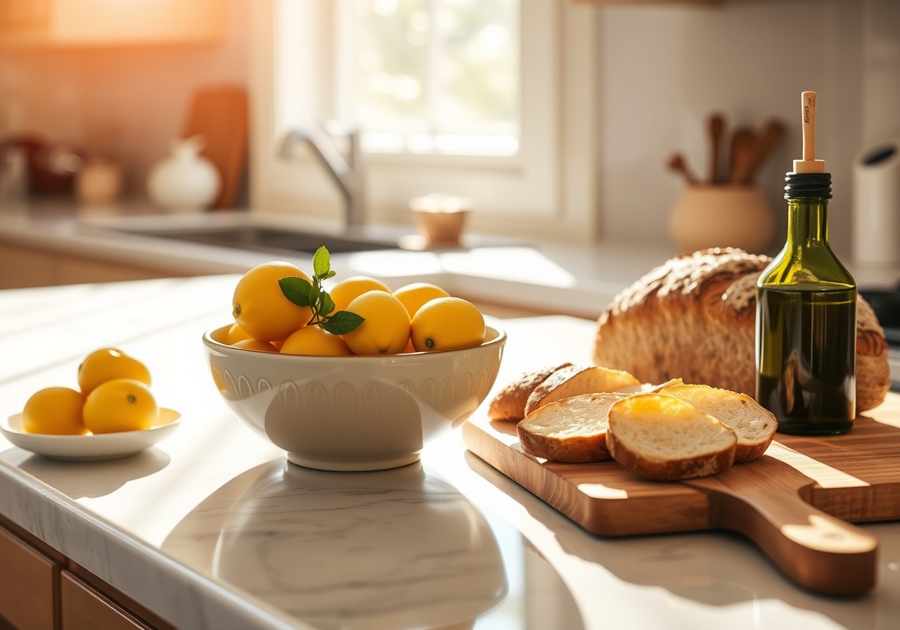 The Hearth & Home set in a cozy kitchen setting with natural lighting